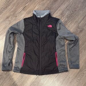 The North Face Black and Gray Puffer Jacket